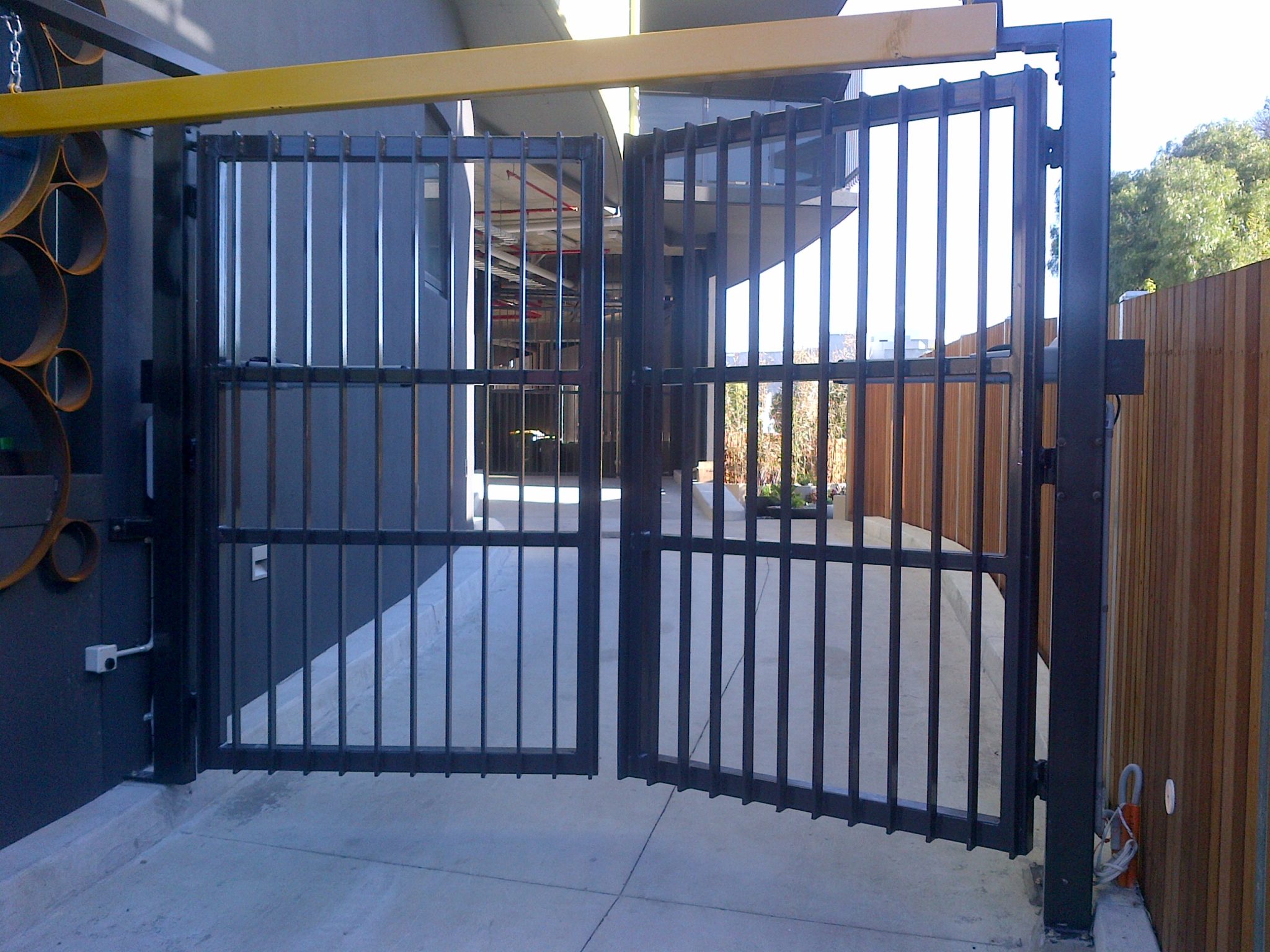 Double Leaf Swing Gate - Mirage Doors